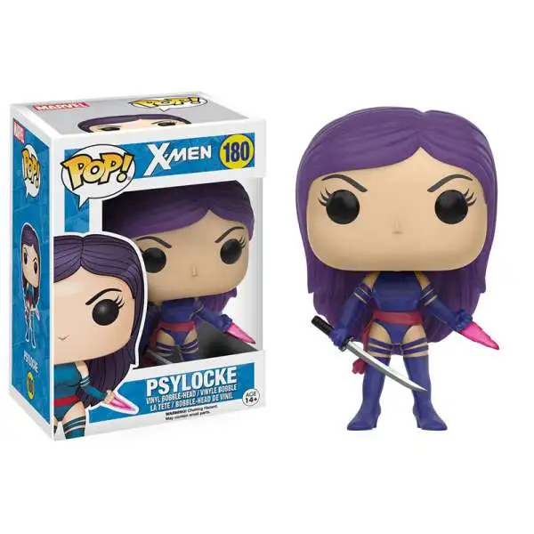 Funko X-Men POP! Marvel Psylocke Vinyl Bobble Head #180 [Loose]