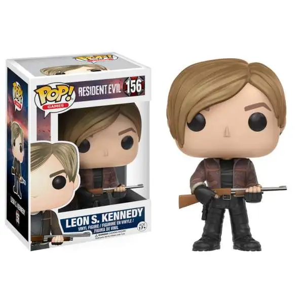 Funko Resident Evil POP Games Leon Kennedy Vinyl Figure 156 - ToyWiz