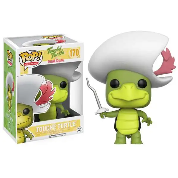 Funko Hanna-Barbera POP! Animation Touche Turtle Vinyl Figure #170 [No Cross Regular Version, Damaged Package]
