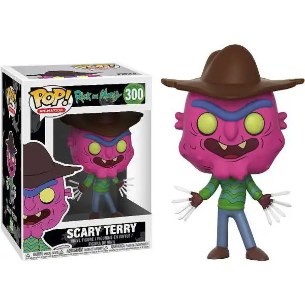 Funko Rick & Morty POP! Animation Scary Terry Vinyl Figure #300 [Wearing Hat]