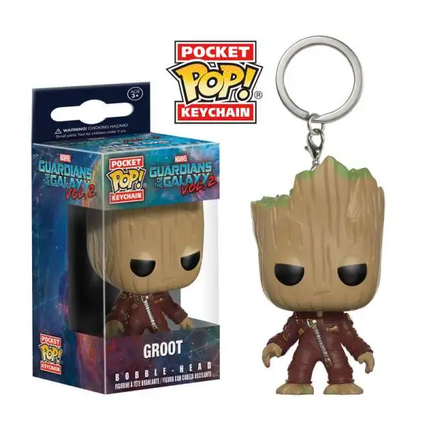 Funko Marvel Guardians of the Galaxy Vol. 2 Pocket POP! Groot Keychain [Guardians of the Galaxy Vol 2]