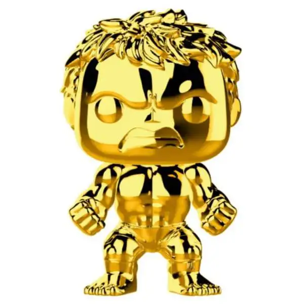 Funko Marvel Studios 10 POP! Marvel Hulk Vinyl Bobble Head #379 [Gold Chrome, Loose]