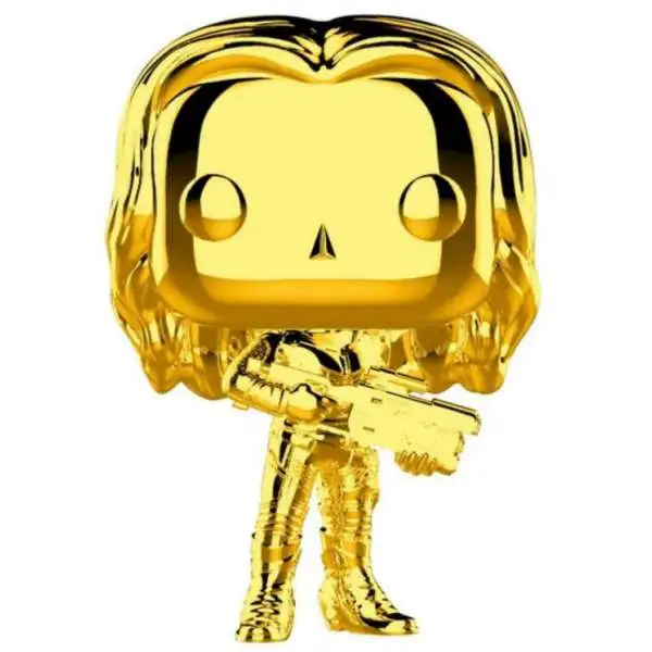 Funko Marvel Studios 10 POP! Marvel Gamora Vinyl Bobble Head #382 [Gold Chrome, Loose]