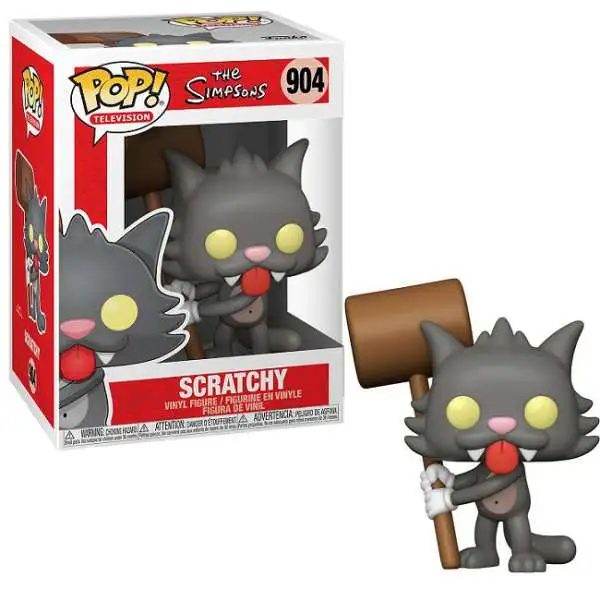 Funko The Simpsons POP! Television Scratchy Vinyl Figure #904 [Damaged Package]