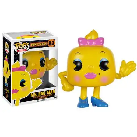 Funko Pac Man POP! Games Ms. Pac-Man Vinyl Figure #82 [Damaged Package]
