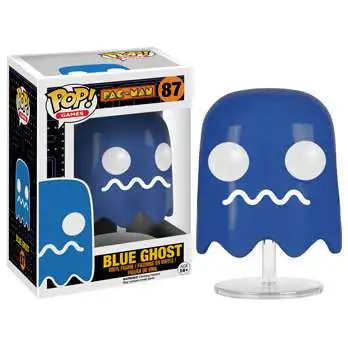 Funko Pac Man POP! Games Blue Ghost Vinyl Figure #87