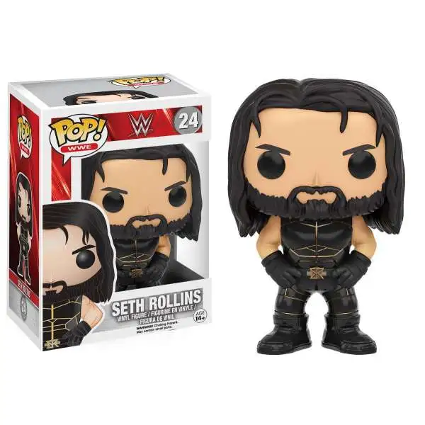 Funko WWE Wrestling POP! WWE Seth Rollins Vinyl Figure #24 [Black Outfit]
