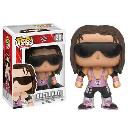Funko WWE Wrestling POP! WWE Bret Hart Vinyl Figure #25 [Damaged Package]
