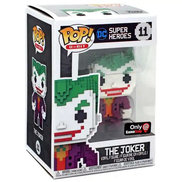 Funko DC Super Heroes POP! 8-Bit The Joker Exclusive Vinyl Figure #11 [Metallic]