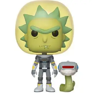 Funko Rick & Morty POP! Animation Space Suit Rick Vinyl Figure [with Snake, Damaged Package]