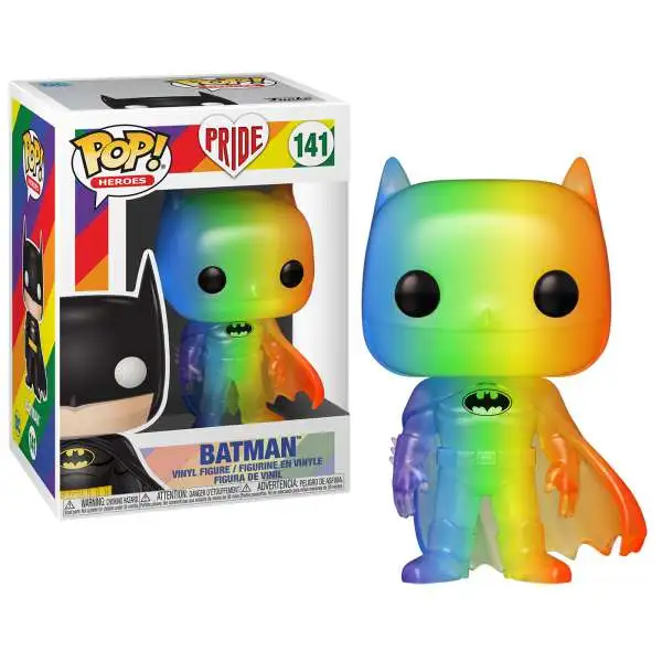 Funko DC Pride 2020 POP! Heroes Batman Vinyl Figure #141 [Rainbow Pride 2020]