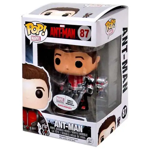 Funko Ant-Man POP! Marvel Ant Man {Unmasked} Exclusive Vinyl Figure #87 [Very Slightly Damaged Box, Mint Contents]