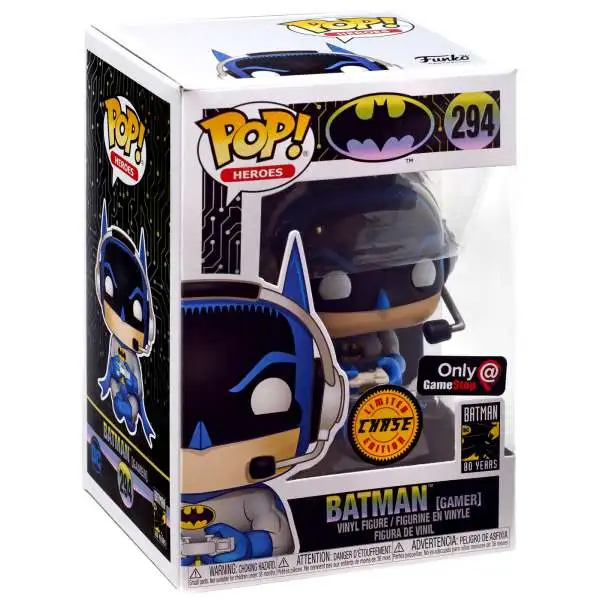 Funko DC Batman 80th POP! Heroes Batman Exclusive Vinyl Figure #294 [Gamer, Chase]