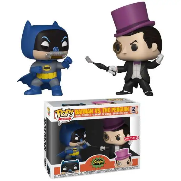Funko 1966 TV Series POP! Heroes Batman vs. The Penguin Exclusive Vinyl Figure 2-Pack [Damaged Package]