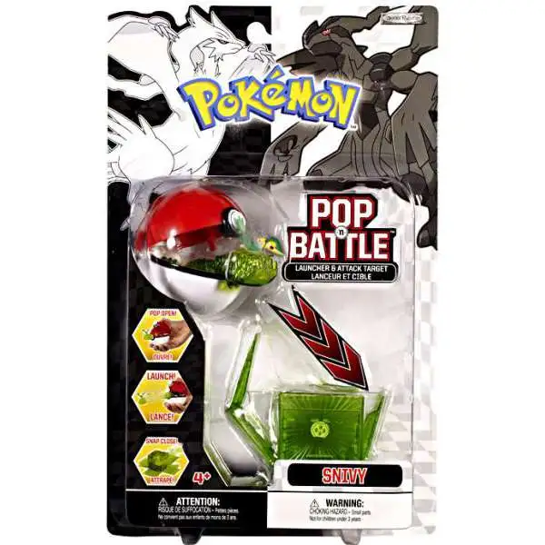 Pokemon Black & White Series 1 Pop n' Battle Snivy Launcher