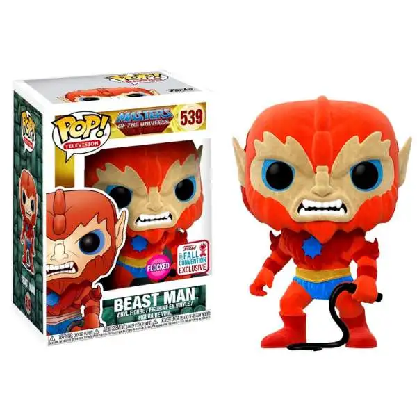 Funko Masters of the Universe POP! Television Beast Man Exclusive Vinyl Figure #539 [Flocked, Damaged Package]