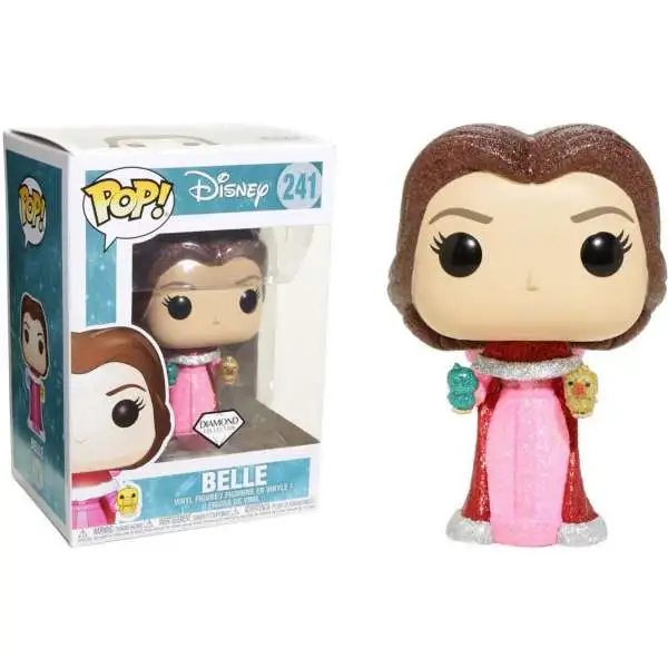 Funko Beauty and the Beast POP! Disney Belle Exclusive Vinyl Figure #241 [Holding Birds, Diamond Collection, Damaged Package]