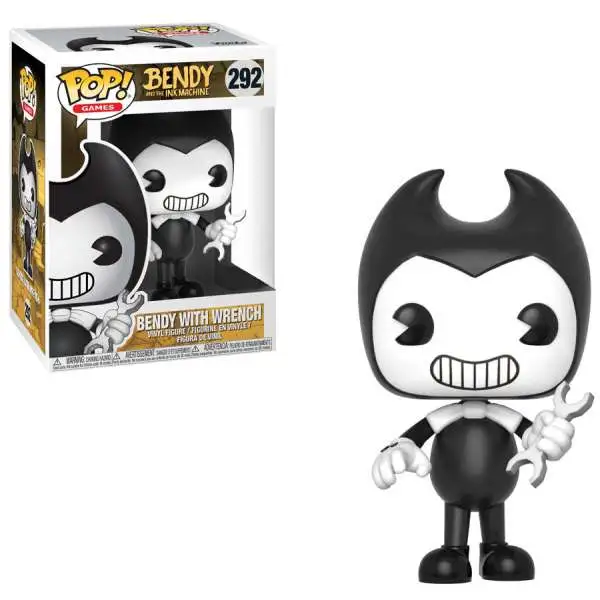 Funko Bendy and the Ink Machine POP! Games Bendy with Wrench Exclusive Vinyl Figure #292 [Damaged Package]