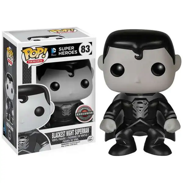 Funko DC POP! Heroes Blackest Night Superman Exclusive Vinyl Figure #83