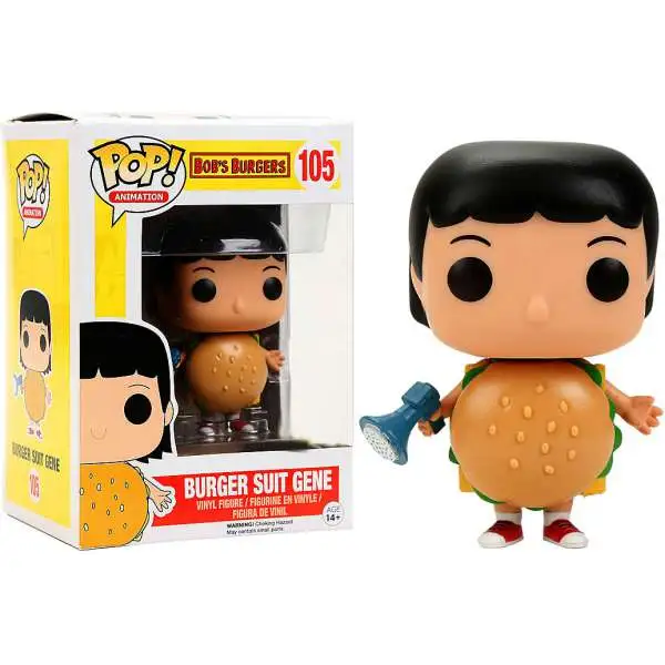 Funko Bob's Burgers POP! Animation Burger Suit Gene Vinyl Figure #105