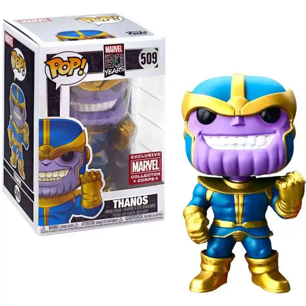 Funko 80th Anniversary POP! Marvel Thanos Exclusive Vinyl Figure #509 [Damaged Package]