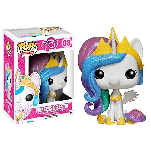 Funko POP! My Little Pony Princess Celestia Exclusive Vinyl Figure #08 [Glitter, Damaged Package]