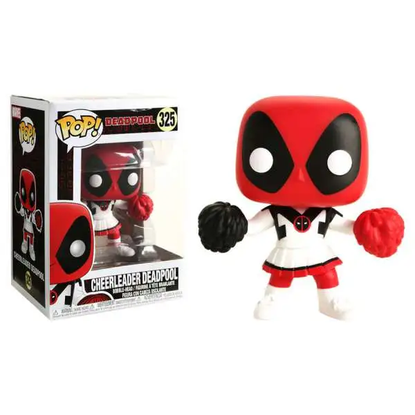 Funko POP! Marvel Cheerleader Deadpool Exclusive Vinyl Bobble Head #325