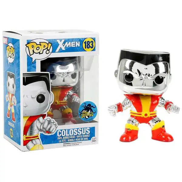 Funko POP! Marvel Colossus Exclusive Vinyl Bobble Head #183 [Chrome, Orange & Red]