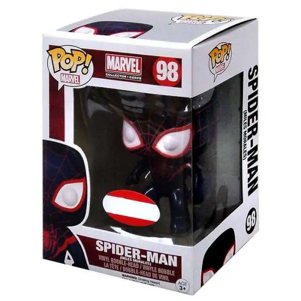 Funko Marvel Spider-Man Into the SpiderVerse POP Marvel Miles Morales ...