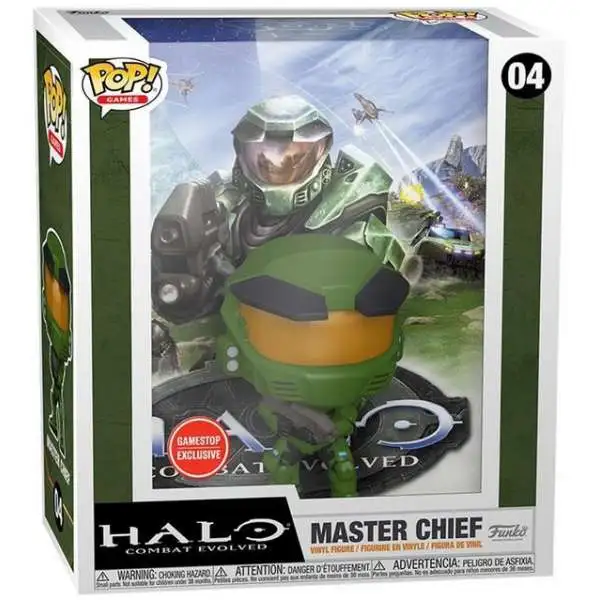 Funko Halo Combat Evolved POP! Games Cover Master Chief Exclusive Vinyl Figure #04 [Damaged Package]