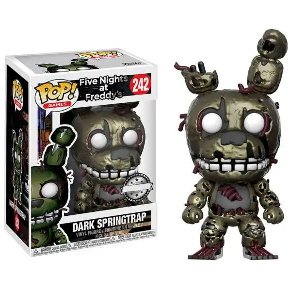 Funko Five Nights at Freddy's POP! Games Dark Springtrap Exclusive Vinyl Figure #242