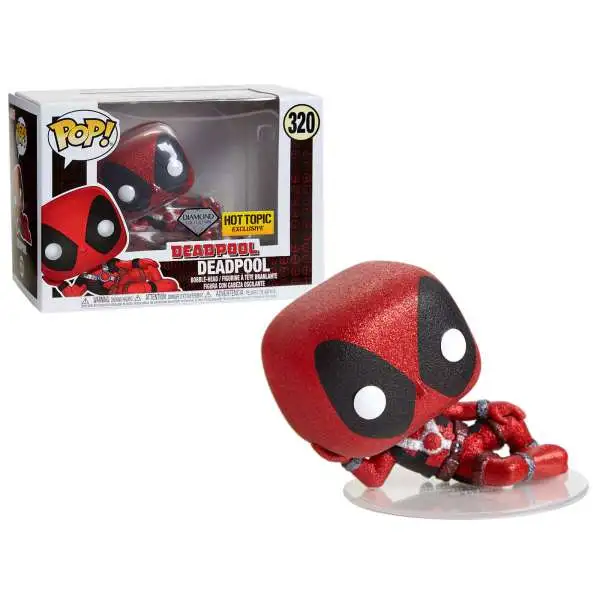 Funko POP! Marvel Deadpool Exclusive Vinyl Bobble Head #320 [Lounging, Diamond Collection]