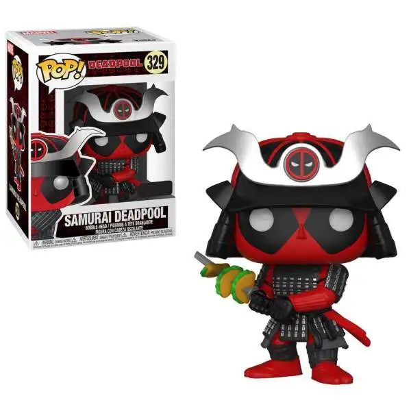 Funko POP! Marvel Samurai Deadpool Exclusive Vinyl Bobble Head #329
