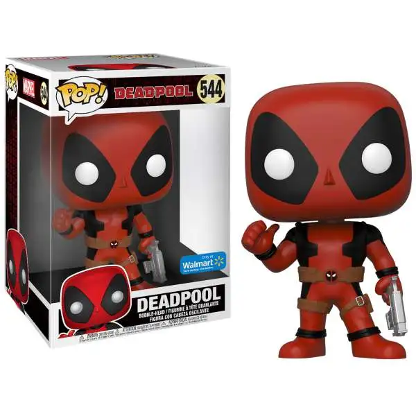 Funko POP! Marvel Deadpool Exclusive 10-Inch Vinyl Bobble Head #544 [Super-Sized, Thumbs Up, Loose]