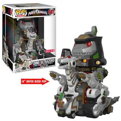 Funko Power Rangers Mighty Morphin POP! Television Dino Ultrazord Exclusive 10-Inch Vinyl Figure #687 [Super-Sized]