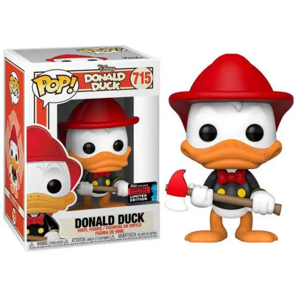 Funko POP! Disney Donald Duck Exclusive Vinyl Figure #715 [Firefighter]