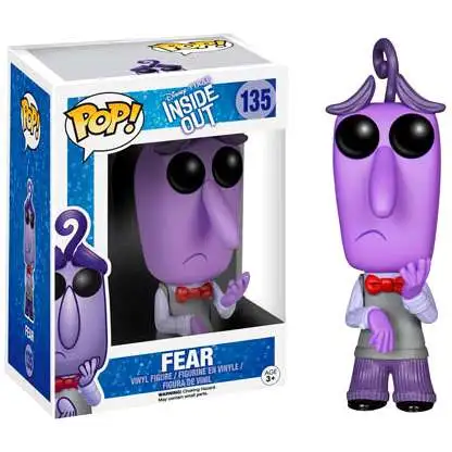 Funko Disney / Pixar Inside Out POP! Disney Fear Vinyl Figure #135 [Damaged Package, Mint Figures]