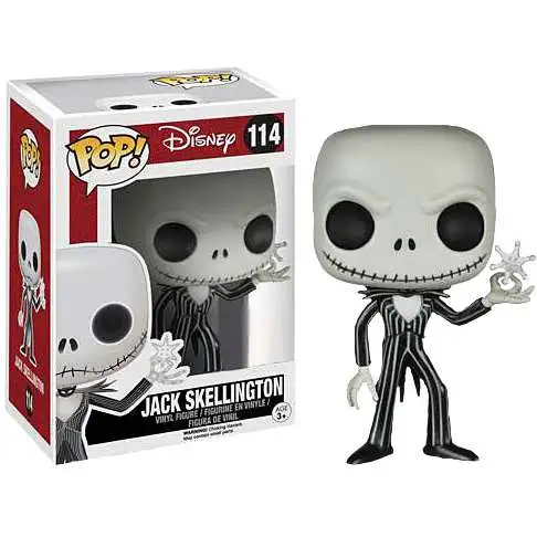 Funko Nightmare Before Christmas POP! Disney Jack Skellington Vinyl Figure #114 [With Snowflake]