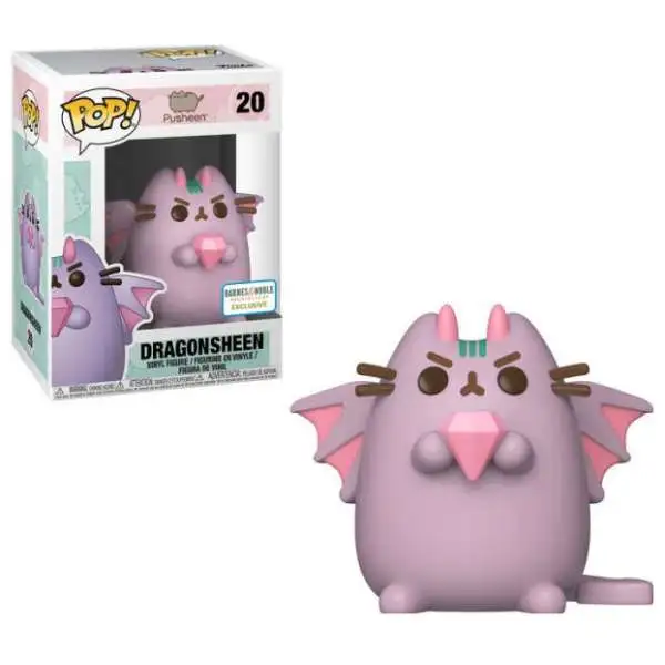 Funko Pusheen POP! Animation Dragonsheen Exclusive Vinyl Figure #20 [Pink, with Gem]