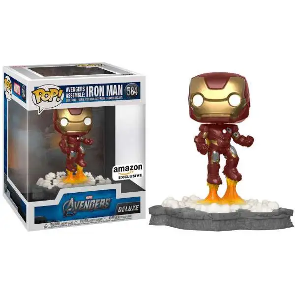Funko Avengers POP! Marvel Iron Man Exclusive Deluxe Vinyl Figure #584 [Avengers Assemble, #1]