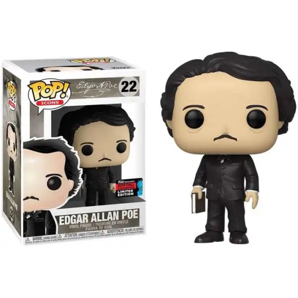 Funko POP! Icons Edgar Allan Poe Exclusive Vinyl Figure #22