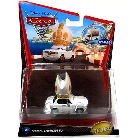 Disney / Pixar Cars Cars 2 Deluxe Oversized Pope Pinion IV Diecast Car #8