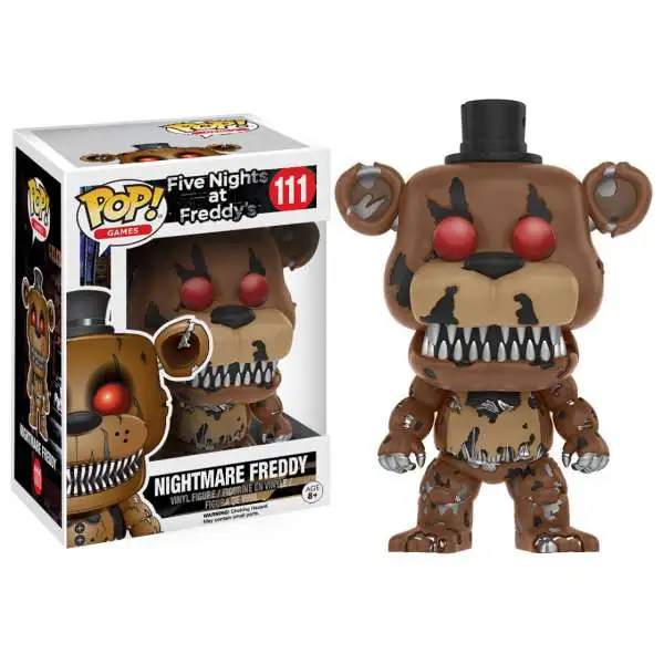 Funko Five Nights at Freddy's POP! Games Nightmare Freddy Vinyl Figure #111