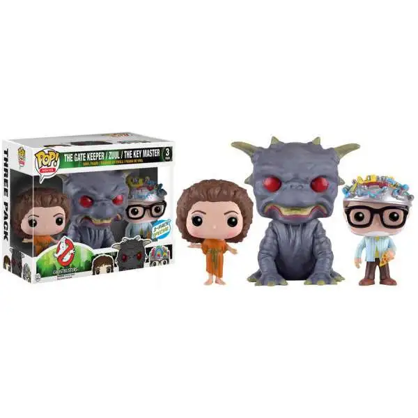 Funko Ghostbusters POP! Movies The Gate Keeper, Zuul & The Key Master Exclusive Vinyl Figure 3-Pack [Damaged Package]