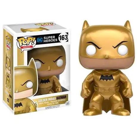 Funko DC POP! Heroes Golden Midas Batman Vinyl Figure #163 [Damaged Package]