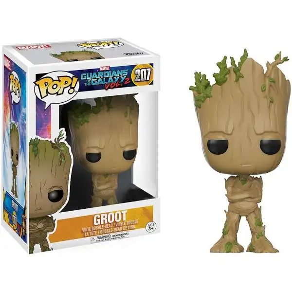 Funko Guardians of the Galaxy Vol. 2 POP! Marvel Groot Exclusive Vinyl Bobble Head #207 [Adolescent]