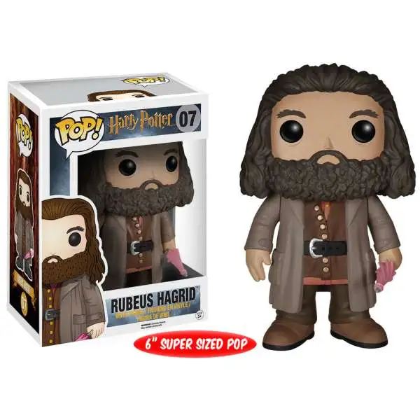 Funko Harry Potter POP! Rubeus Hagrid 6-Inch Vinyl Figure #07 [Super-Sized, Damaged Package]