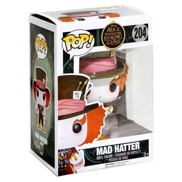Funko Alice Through the Looking Glass POP! Disney Mad Hatter Exclusive Vinyl Figure #204 [Chronosphere, Damaged Package]