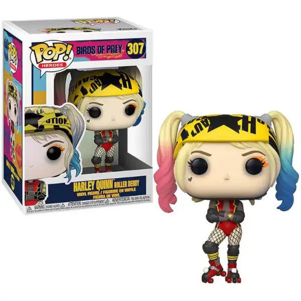 Funko DC Birds of Prey POP! Heroes Harley Quinn Roller Derby Vinyl Figure #307 [Loose]