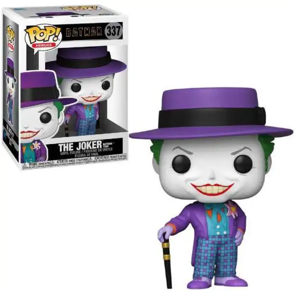 Funko DC Batman (1989) POP! Heroes Joker with Hat Vinyl Figure #337 [Regular Version, Top Hat, Damaged Package]